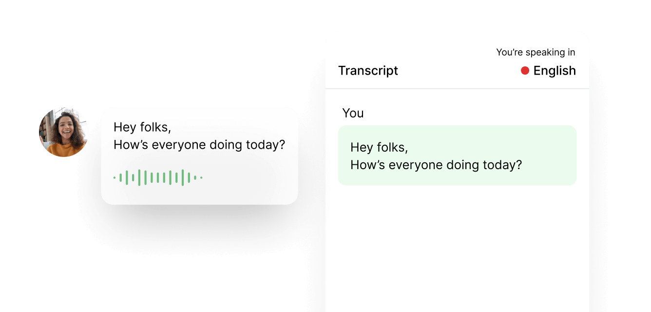 Real-time Speech-to-Text